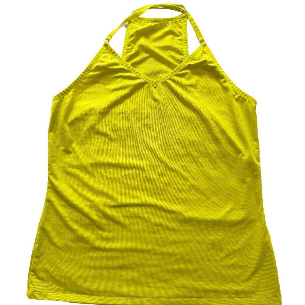Fabletics by DEMI LOVATO green tank top, sport tank, breathable tank, size Small